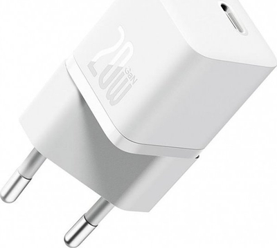 Karikues muri Baseus CCGN050102, USB C 20W, GaN5, i bardhë