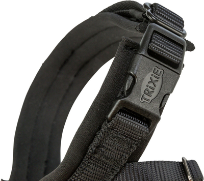 Adaptor paniku për shtrënguese qeni Trixie, 59-92cm, 25mm, i zi