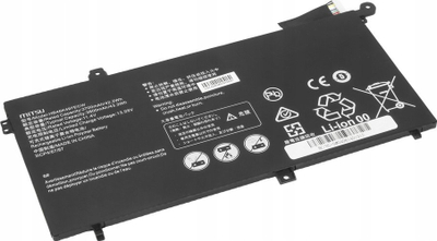 Bateri laptopi Mitsu për Huawei MateBook D Series HB46K497ECW, 3700 mAh 42.2 Wh, 11.4V