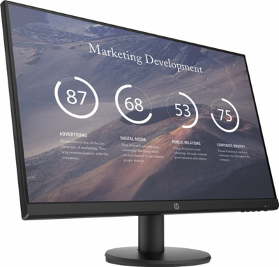 Monitor HP P27v G4, 27", Full HD, IPS, i zi