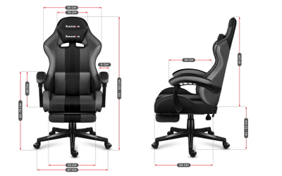 Karrige gaming Huzaro FORCE 4.7, 140kg, 43-53cm, i hirtë
