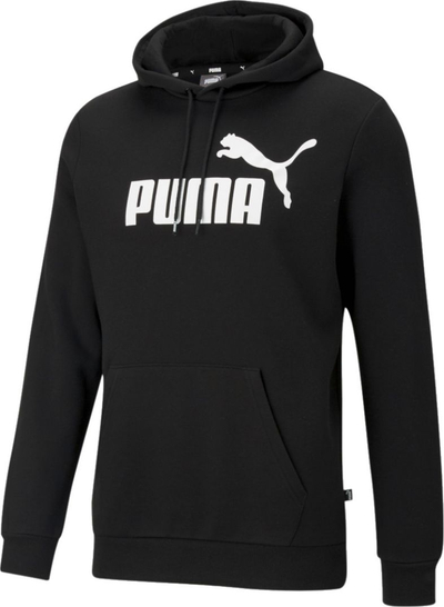 Bluzë me kapuç Puma Essentials Big Logo për burra, masa M, e zezë