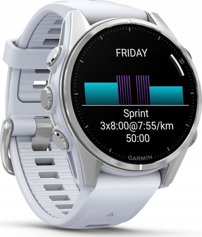 Orë sportive Garmin Fenix 8 AMOLED, 43mm, GPS, e zezë