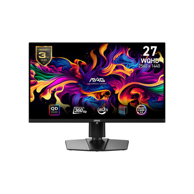 Monitor MSI MAG 271QPX QD-OLED, 27", WQHD, e zezë