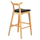 Stol bari Usopp 43x41x100Hcm (HM9951.01), zezë