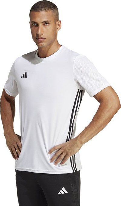 Bluzë sportive Adidas Tabela 23 JSY H44526, për meshkuj, teknologji Aeroready, e bardhë