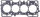 Guarnicion koke motori Cometic Gasket C4252-030, Honda Prelude 2.2L H22A4 H22A7 1997-2001, gri