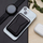 Mbajtëse kartash për telefon Hello Case, me bazë stand universale, e zezë