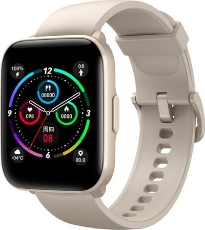 Smartwatch Mibro C2, ekran 1.69", NFC, krem