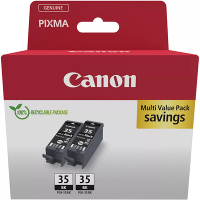 Ngjyrë për printer Canon PGI-35 BK TWIN, e zezë