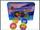 Top lodër me drita HIPO Glowing Rubber Hedgehog Ball 9cm, gome, me gjemba, shumëngjyrësh