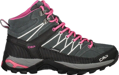 Планинарски обувки CMP Rigel Mid W 3Q12946, водоотпорни, ѓон Full On Grip, сиви