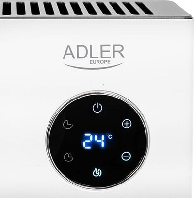 Ngrohës konvektor Adler AD 7752, ekran LCD, telekomandë, i bardhë