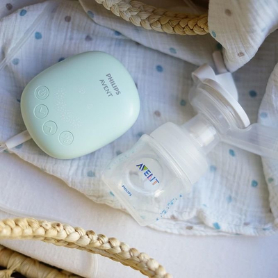 Pomç gjiri me korent Philips Avent SCF323/11, disa nivele për stimulim, jastëk silikoni