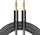 Kabllo audio Maxlife, jack 3.5 mm në jack 3.5 mm, 1 m, i zi