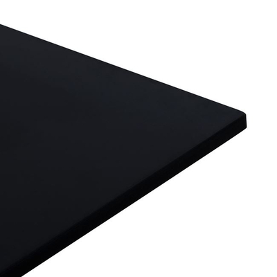 Pllakë kompakte HPL 120×70 cm e zezë (HM5163.03), zezë