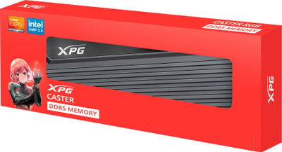 RAM Adata XPG Caster DDR5, 16GB 6000MHz CL30, e zezë