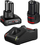 Set karikues Bosch GAL 12V-40 me 2 bateri GBA 12V, 2.0Ah, 4.0Ah