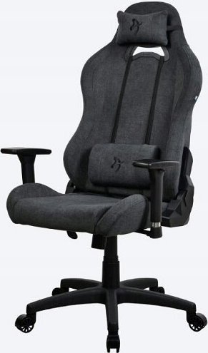 Karrige gaming Arozzi Torretta Soft Fabric, ergonomike, gri e errët
