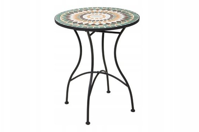 Tavolinë kopshti ProGarden Garden Coffee Table, mozaik, 60 x 72 cm, jeshile