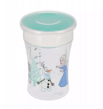 Gotë NUK Magic Cup Frozen Elsa, 230 ml, 8m+, shumëngjyrëshe