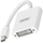 Adaptori AV Unitek Y-6326WH, Mini DisplayPort në DVI-I, 1920x1200, i bardhë