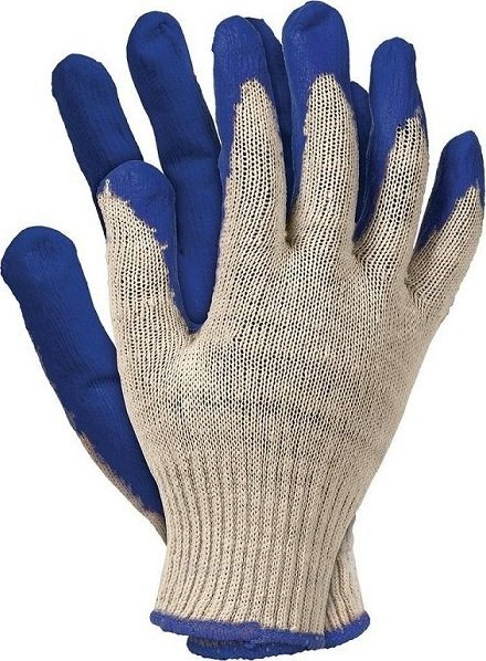 Doreza pune Garden Gloves 450, me gomë, madhësia 9, blu