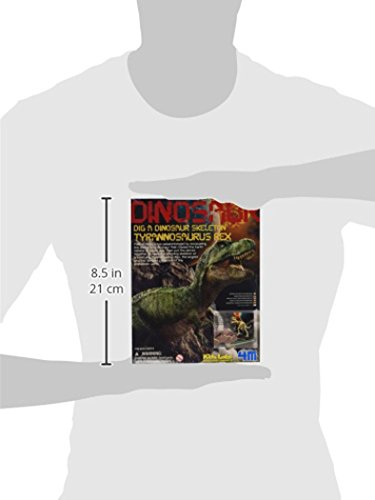 Set gërmimi dinosauri KidzLabs Dig a Dinosaur Skeleton Tyrannosaurus Rex, model 3D, lodër për mësim e lojë