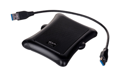 Hard disk i jashtëm Silicon Power Armor A30, 1TB, USB 3.2, i zi