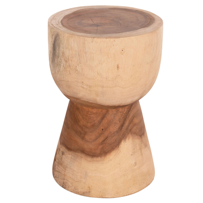 Stol Mamba HM9901.11, dru masiv Suar, 30x45 cm, natyral