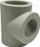 Tee reduktuese plastike SIGMA LI TR7563, 75x50x75 mm, gri
