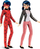 Set lodrash Playmates Miraculous Fashion Flip Ladybug, kukull 12", 2 pjesë