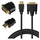 Kabllo HDMI DVI D Savio, 1.8m, i zi