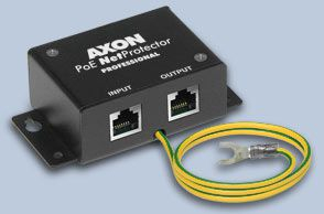 Mbrojtës rrjeti Axon Net Protector Professional, PoE, me kuti metalike, i zi