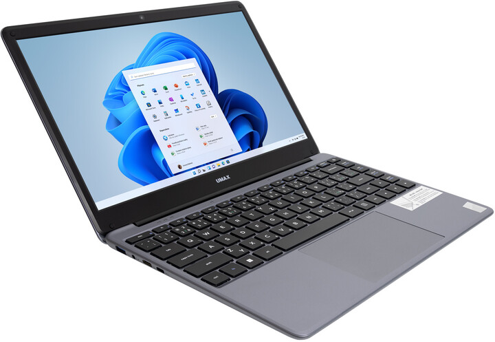 Laptop UMAX VisionBook 14WQ LTE, 14.1 ", Qualcomm Kryo 468, 4GB RAM, 128GB eMM, Qualcomm Adreno 618, gri 2