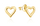 Vathë për femra Agato Hearts AGUP3460-G
