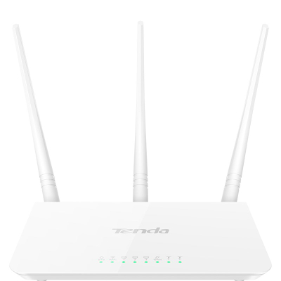 Router wireless Tenda F3, 2.4 GHz, 300 Mb/s, i bardhë