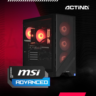 Kompjuter Actina, AMD Ryzen 7 5700X, 32GB RAM, 1TB SSD, NVIDIA GeForce RTX 4060, i zi