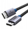 Kabllo DisplayPort UGREEN 2.1, 80Gbps, 16K, 2m, e zezë