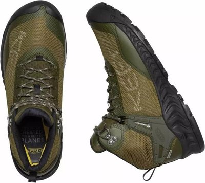 Планинарски чизми Keen Nxis Evo, водоотпорни, мажи, Forest Night Dark Olive