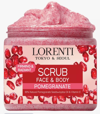 Scrub për fytyrë e trup Lorenti, me shegë, 500ml