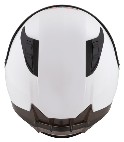Helmetë moto Cassida Aero Solid 2026, integrale, polikarbonat, e bardhë e zezë