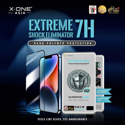 Mbrojtës ekrani X-one Extreme Shock Eliminator 4th Gen, për iPhone 14 Pro 15, transparent