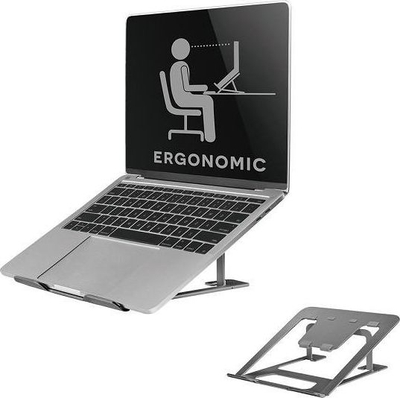 Mbajtëse për laptop Neomounts NSLS085, 10''-17'', e hirtë