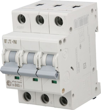 Sigures automatik Eaton xPole Home HN-B63/3, 3P, 63A, 6kA