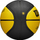 Top basketbolli Wilson NBA City Edition Golden State Warriors, madhësia 7, për të gjitha sipërfaqet, i verdhë me të zi