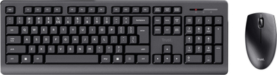 Set tastierë dhe mi Trust Primo, wireless, layout gjerman QWERTZ, i zi