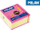 Fleta vetëngjitëse Milan Fluo Mix Cube, 76 x 76mm, 400 fletë, shumëngjyrëshe