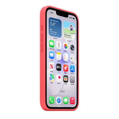 Apple iPhone 17e Silicone Case with MagSafe, Bright Guava