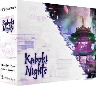 Zgjerim loje bordi The Breach Kabuki Nights, deri 6 lojtarë, miniatura dhe karta shtesë